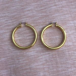 LUVAJ Amalfi Tube Hoop Earrings  *NEW W/O TAG*